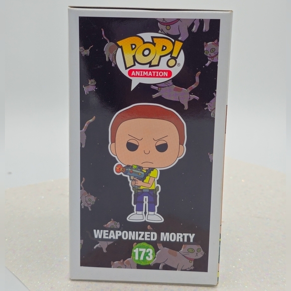 Funko POP! Rick and Morty Weaponized Morty #173 Vinyl Figure - Picture 5 of 7
